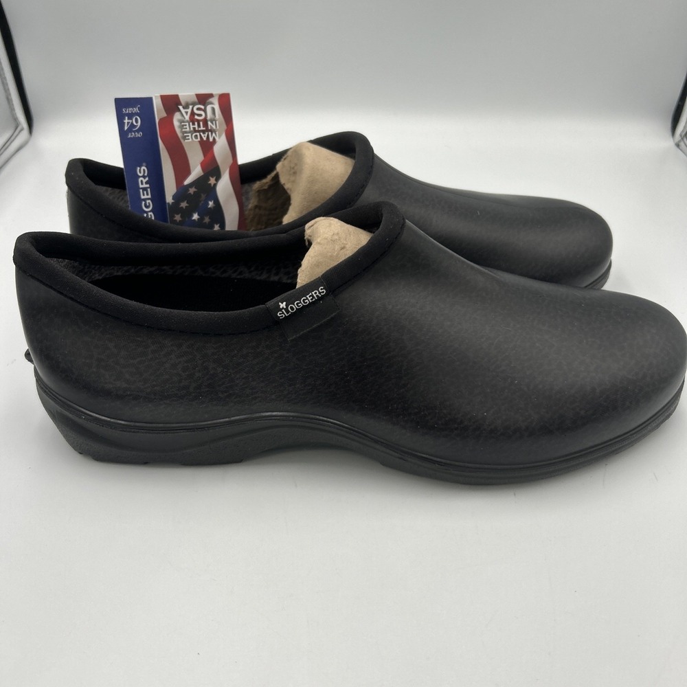 Sloggers Waterproof Work Shoe Men's Size 12 Slip On Garden Rain Black New No Box - Picture 3 of 9